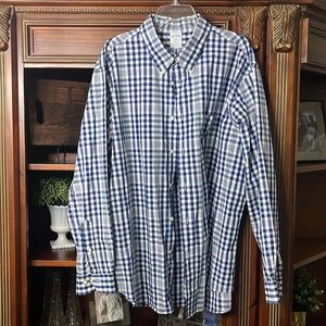 Brooks Brothers Regent Blue and White Shirt